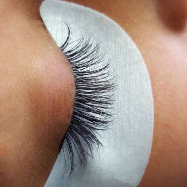 Wimpernverlängerung nach der Behandlung